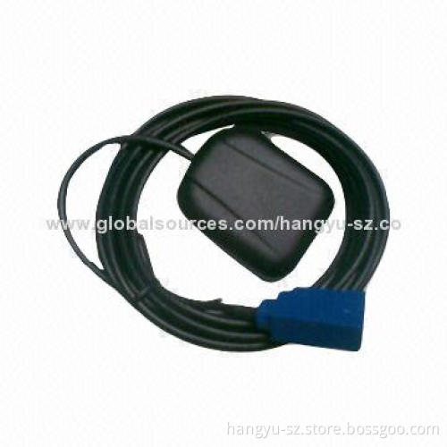 GPS Antenna with Fakra C Blue Connector and LMR100 Cable, Center Frequency of 1575.42MHz